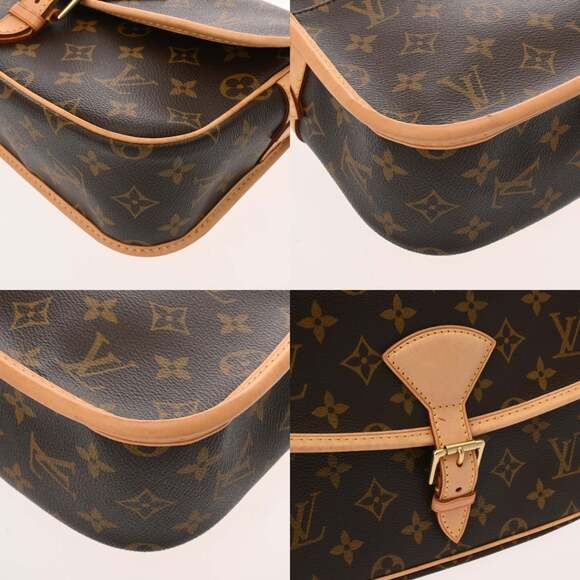 LOUIS VUITTON Authentic Brown Monogram Canvas Shoulder Bag - Picture 9 of 11